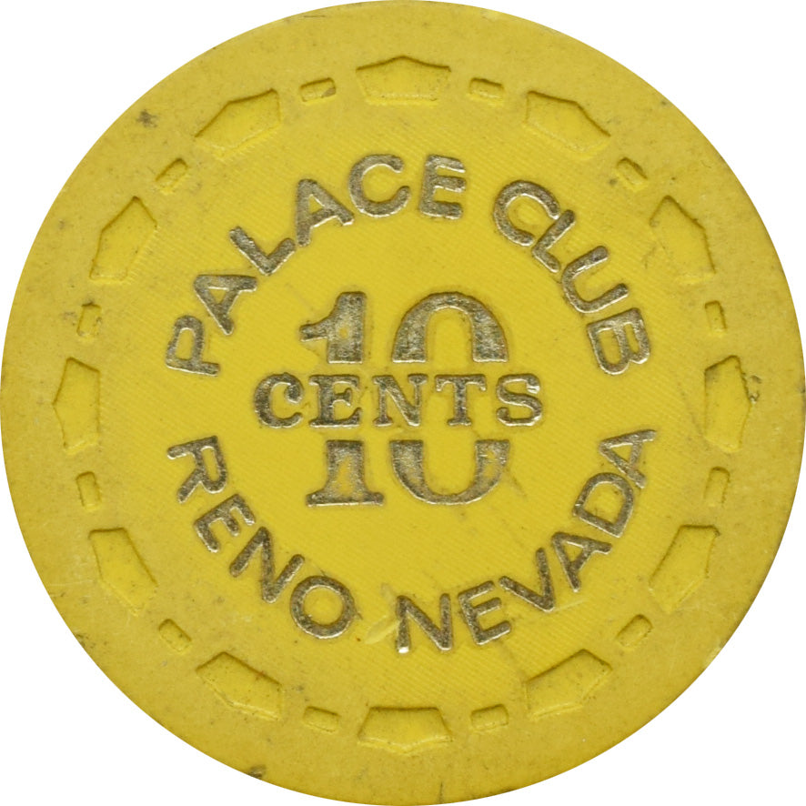 Palace Club Casino Reno Nevada 10 Cent Chip 1960s