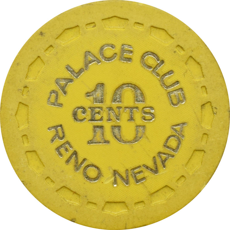 Palace Club Casino Reno Nevada 10 Cent Chip 1960s