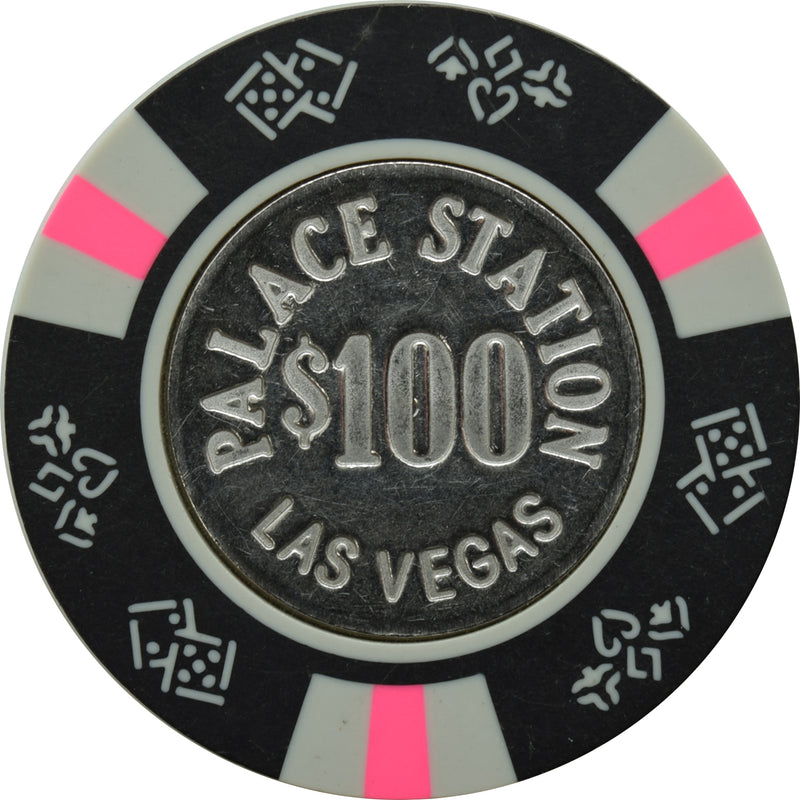 Palace Station Casino Las Vegas Nevada $100 Chip 1984