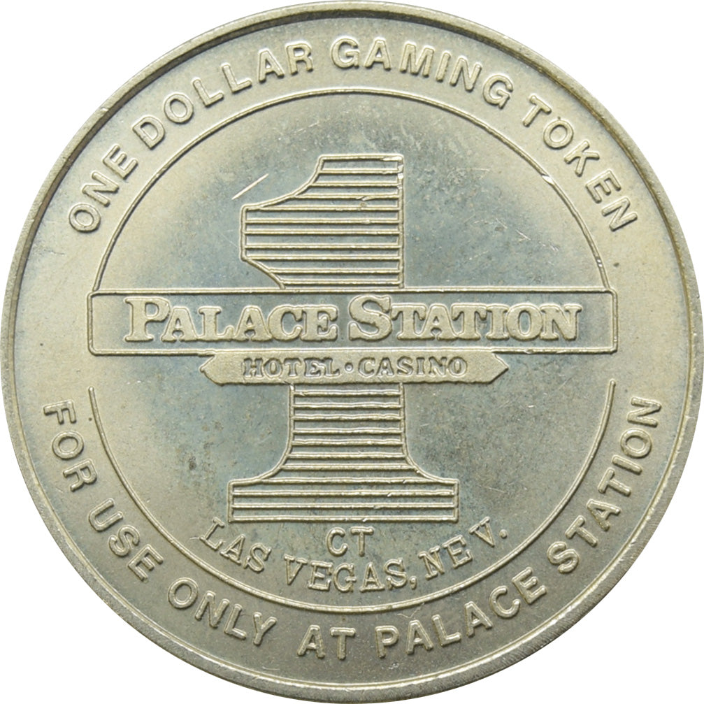 Palace Station Casino Las Vegas NV $1 Token 1989