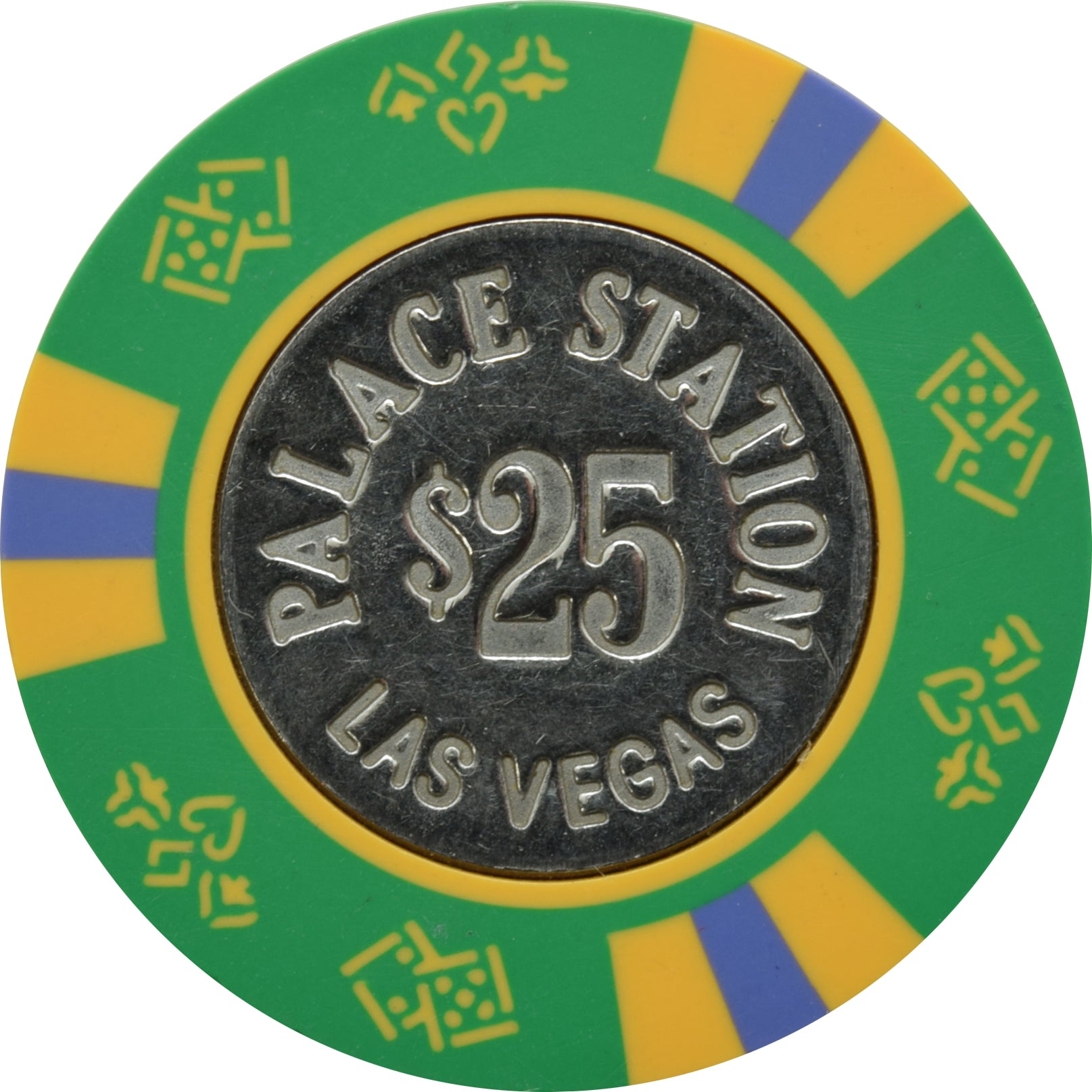 Palace Station Casino Las Vegas Nevada $25 Chip 1984