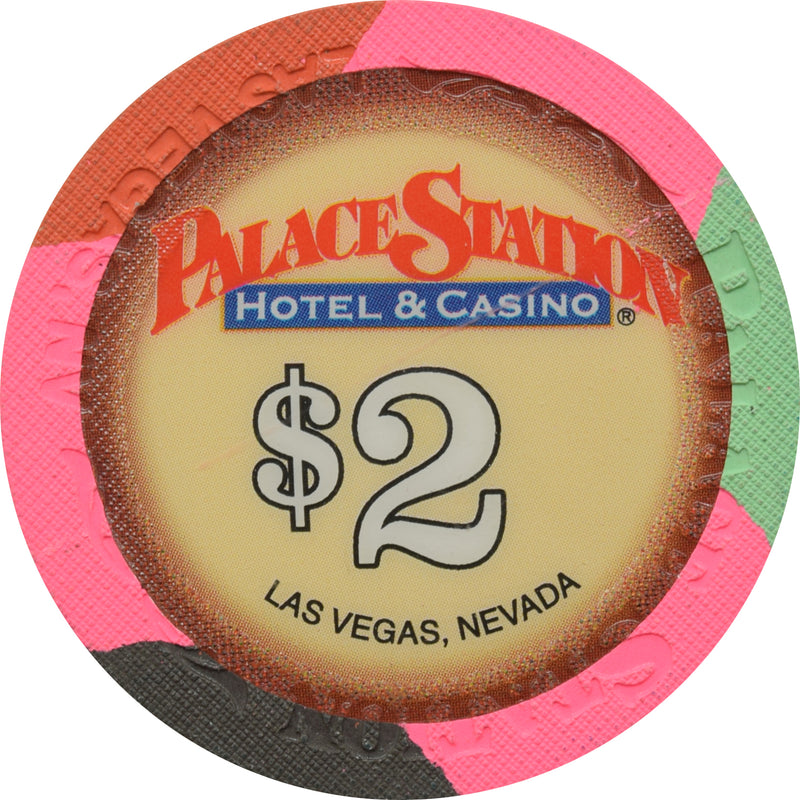 Palace Station Casino Las Vegas Nevada $2 Chip 2006