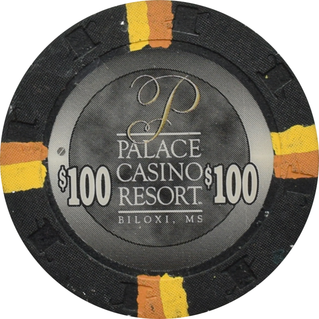 Palace Casino Resort Biloxi Mississippi $100 Chip 2000