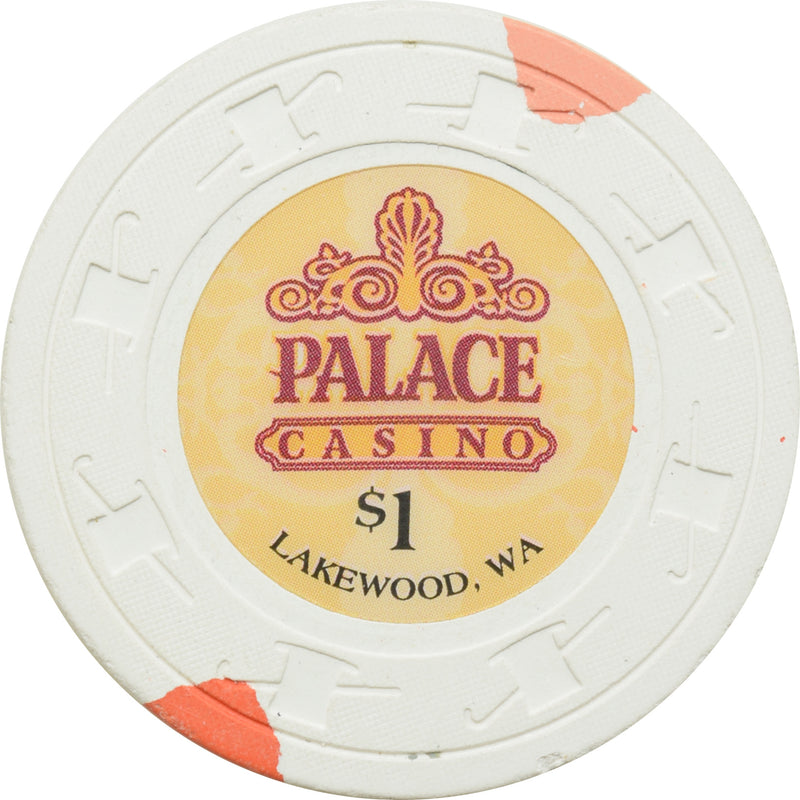 Palace Casino Lakewood Washington $1 Chip