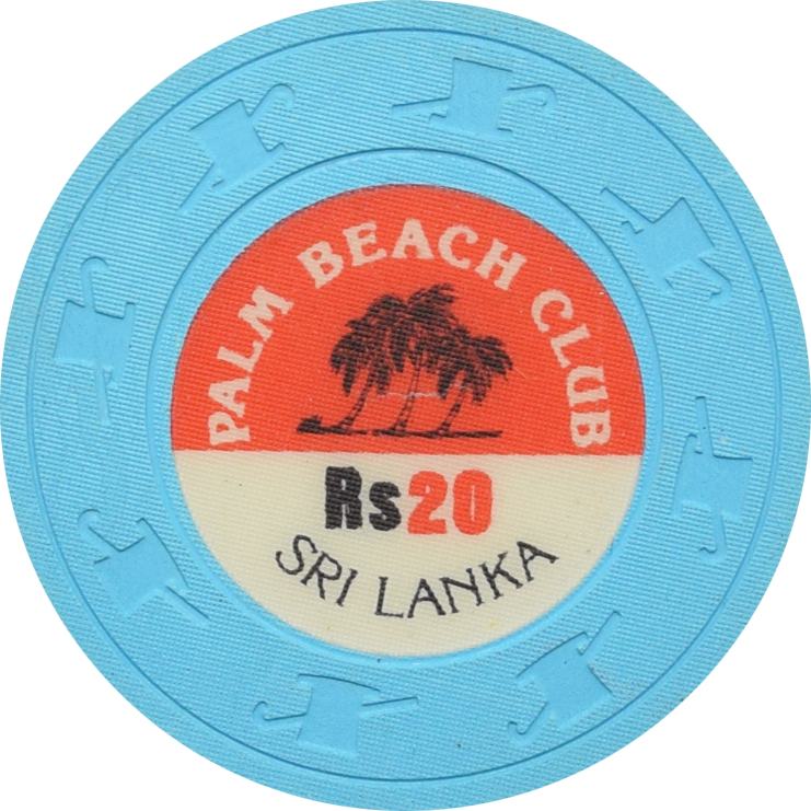 Palm Beach Club Casino Colombo Sri Lanka Rs 20 Chip