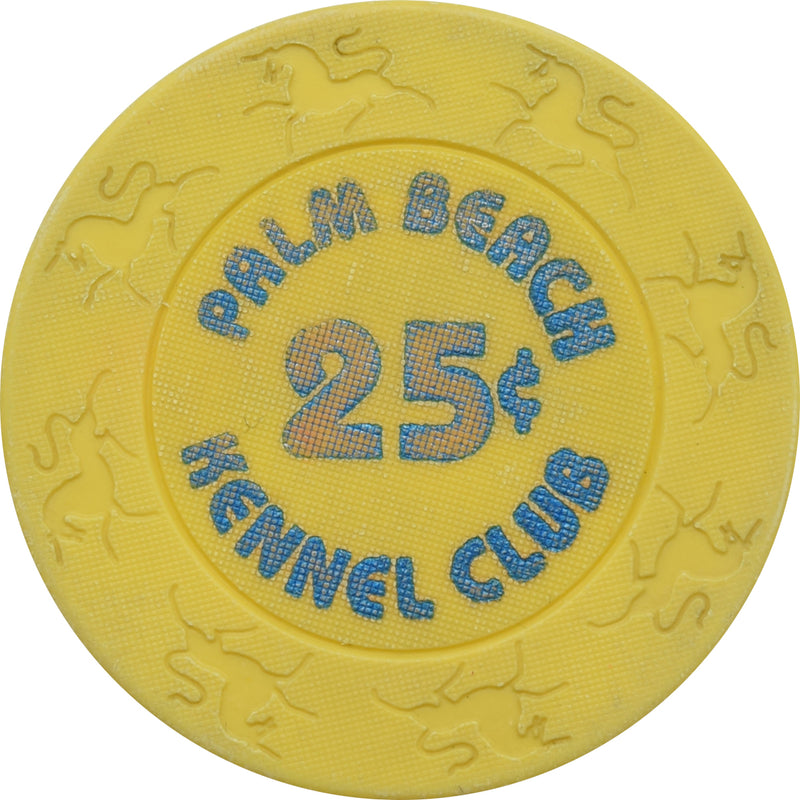 Palm Beach Kennel Club Casino West Palm Beach Florida 25 Cent Chip