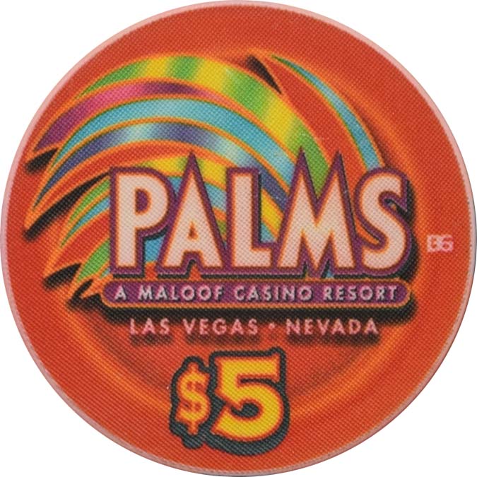 Palms Casino Las Vegas Nevada $5 Miss July Calendar Girl Chip 2005