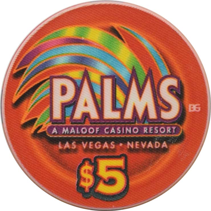 Palms Casino Las Vegas Nevada $5 Miss October Calendar Girl Chip 2005