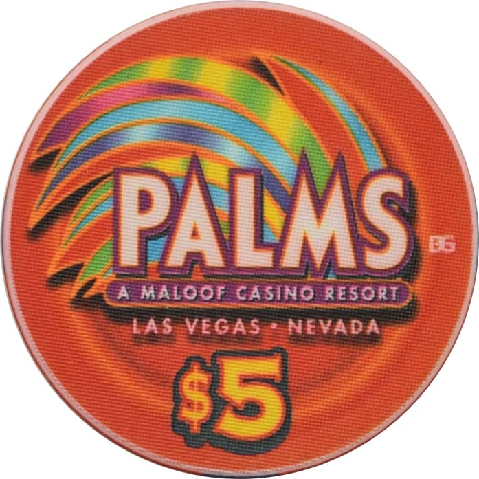 Palms Casino Las Vegas Nevada $5 Miss September Calendar Girl Chip 2005