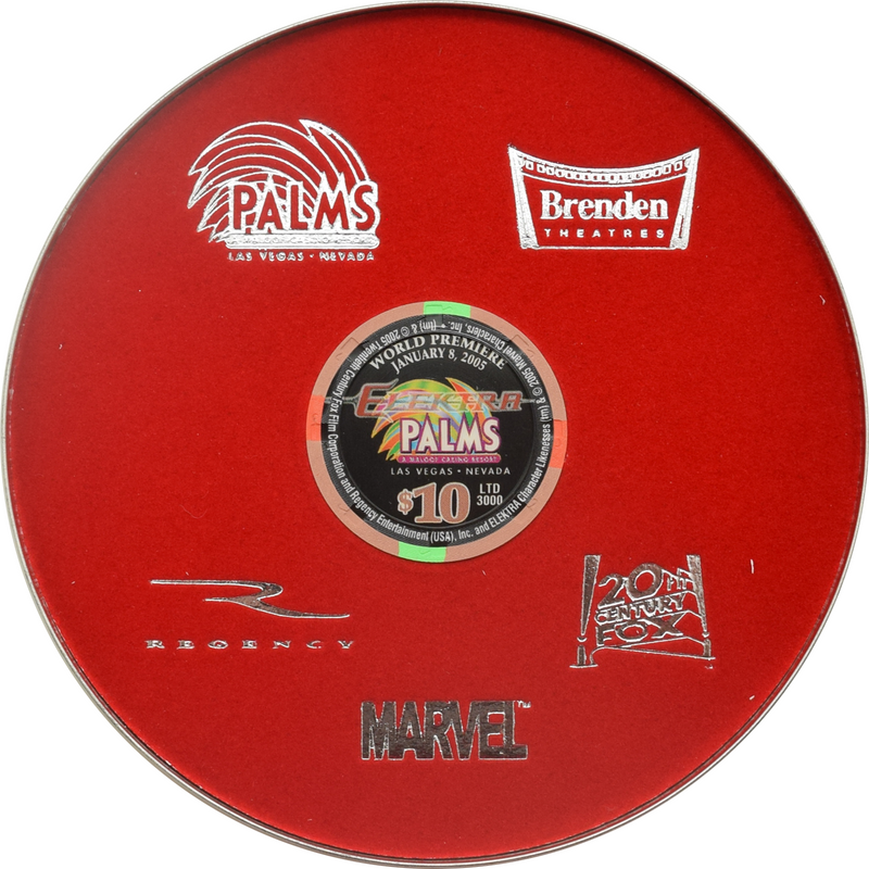 Palms Resort Casino Las Vegas Nevada $10 Elektra World Premiere Tin with Chip 2005