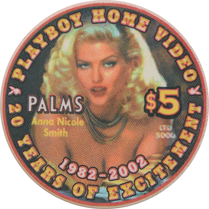 Palms Playboy Club Casino Las Vegas Nevada $5 Anna Nicole Smith Chip 2002