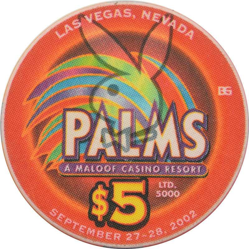 Palms Playboy Club Casino Las Vegas Nevada $5 Jenny McCarthy Chip 2002
