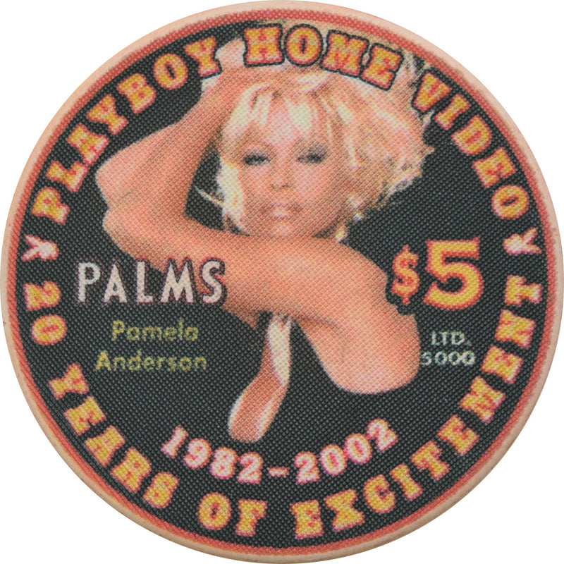 Palms Playboy Club Casino Las Vegas Nevada $5 Pamela Anderson Chip 2002