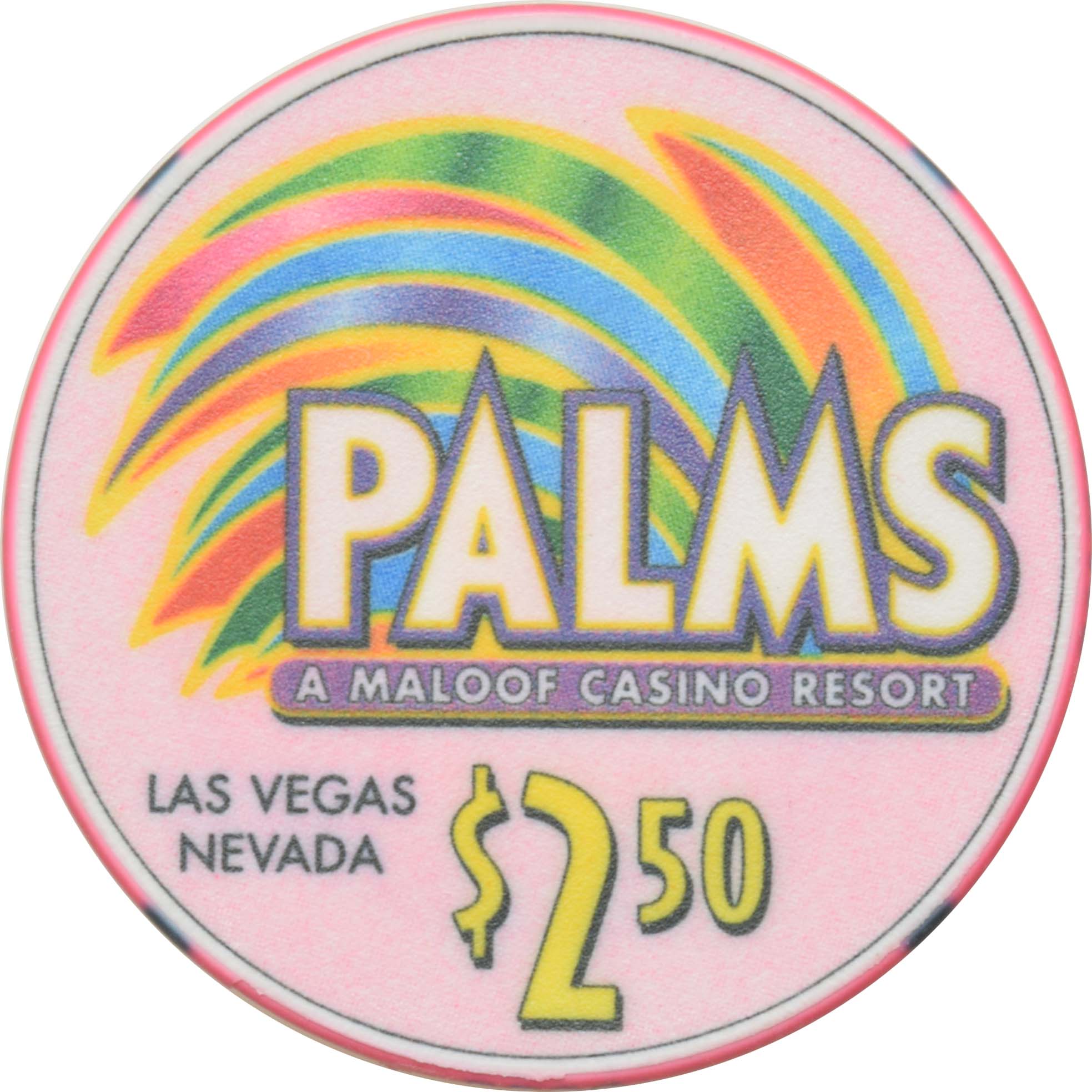 Palms Casino Las Vegas Nevada $2.50 Secretariat Triple Crown Winner 1973 Chip 2002