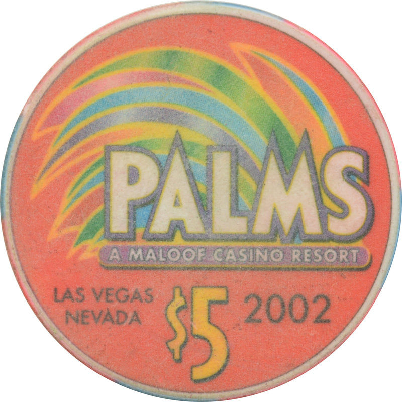 Palms Casino Las Vegas Nevada $5 Bingo Ellie Chip 2002