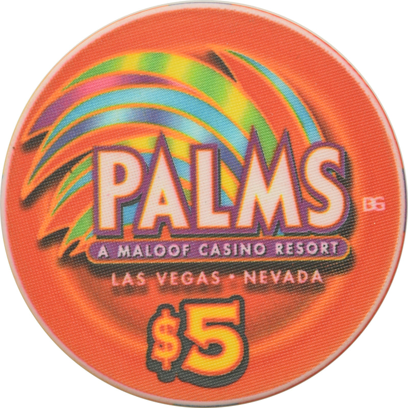 Palms Casino Las Vegas Nevada $5 Miss January Calendar Girl Chip 2005