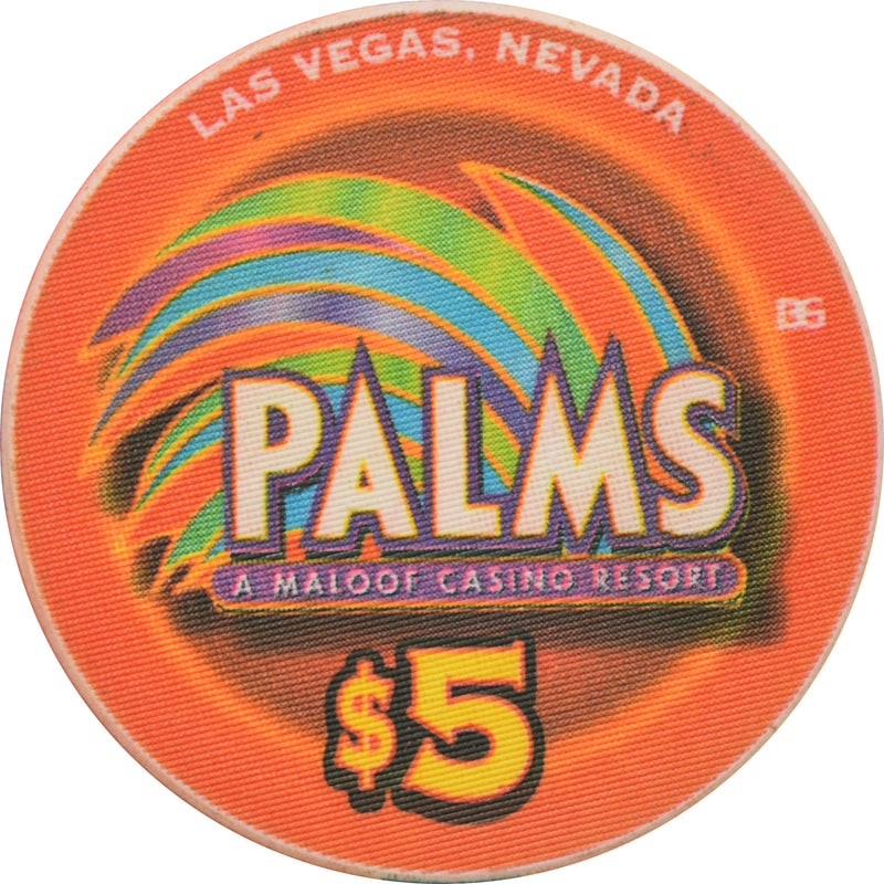 Palms Casino Las Vegas Nevada $5 1977 Kentucky Derby Winner Seattle Slew Chip 2003