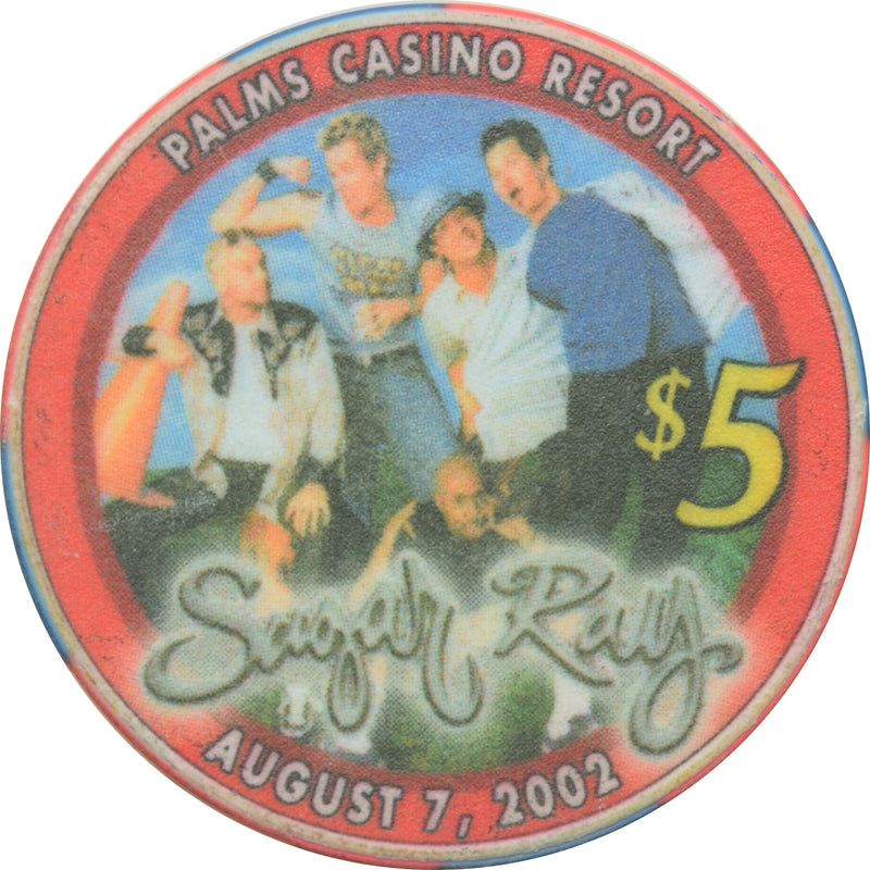 Palms Casino Las Vegas Nevada $5 Sugar Ray Chip 2002