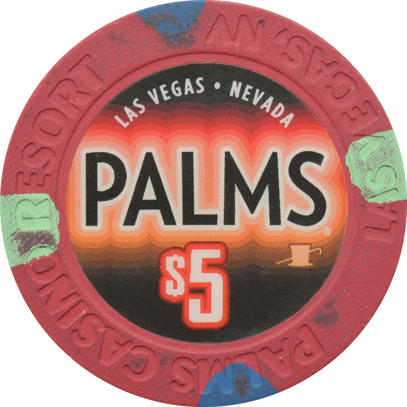 Palms Casino Las Vegas Nevada $5 Chip 2016