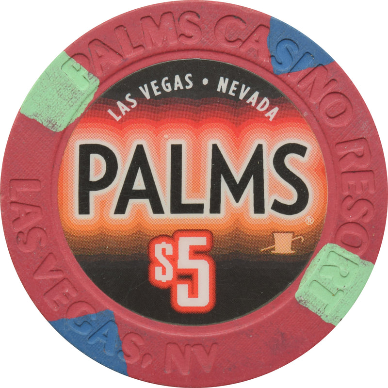 Palms Casino Las Vegas Nevada $5 Chip 2016
