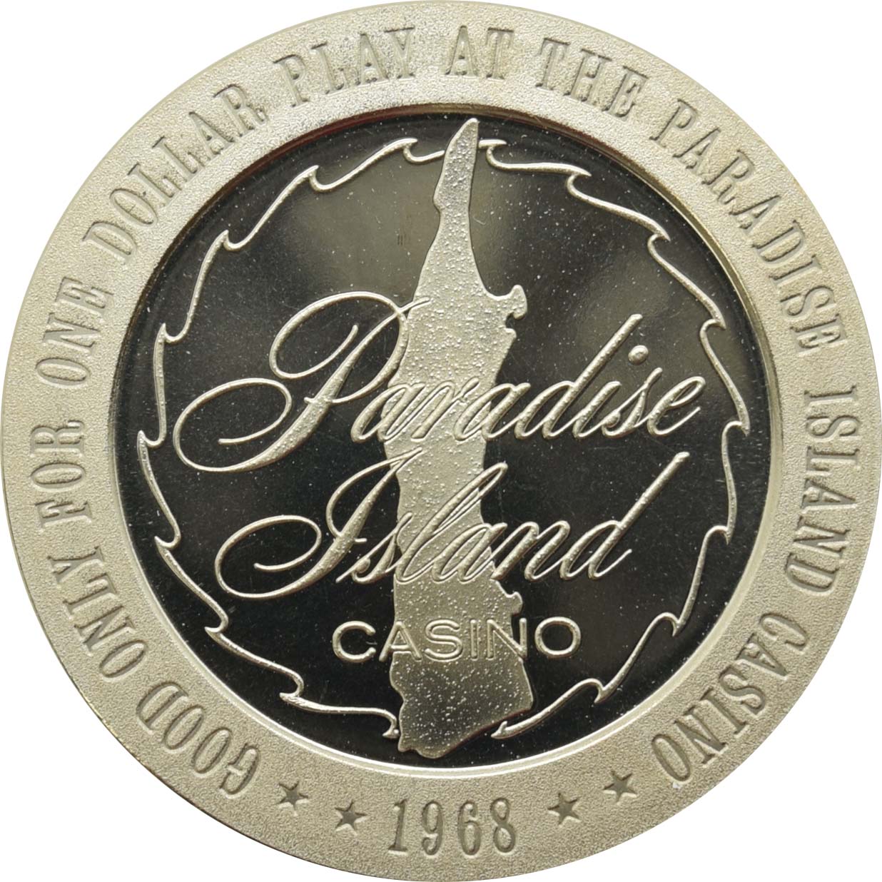 Paradise Island Paradise Island Bahamas $1 Token