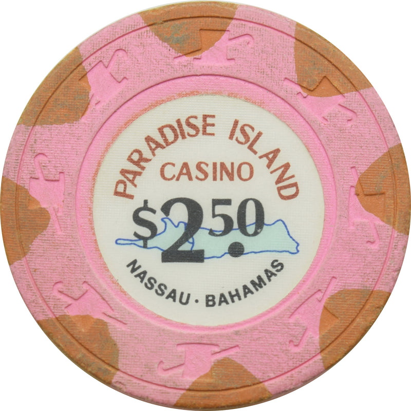 Paradise Island Casino Paradise Island Bahamas $2.50 Chip