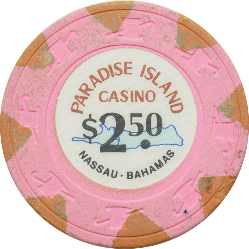 Paradise Island Casino Paradise Island Bahamas $2.50 Chip