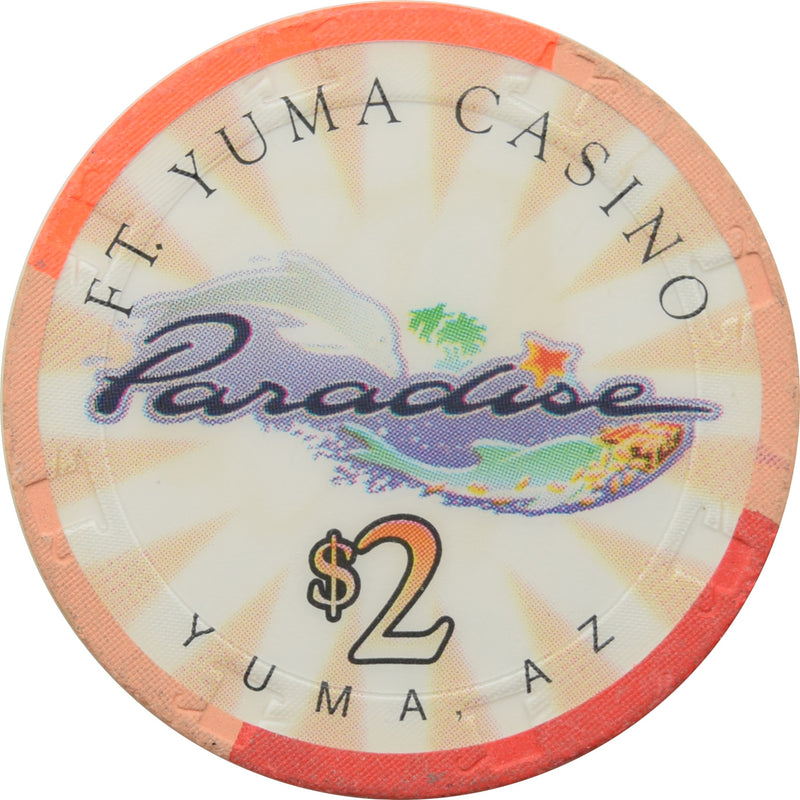 Paradise Casino Yuma AZ $2 Chip