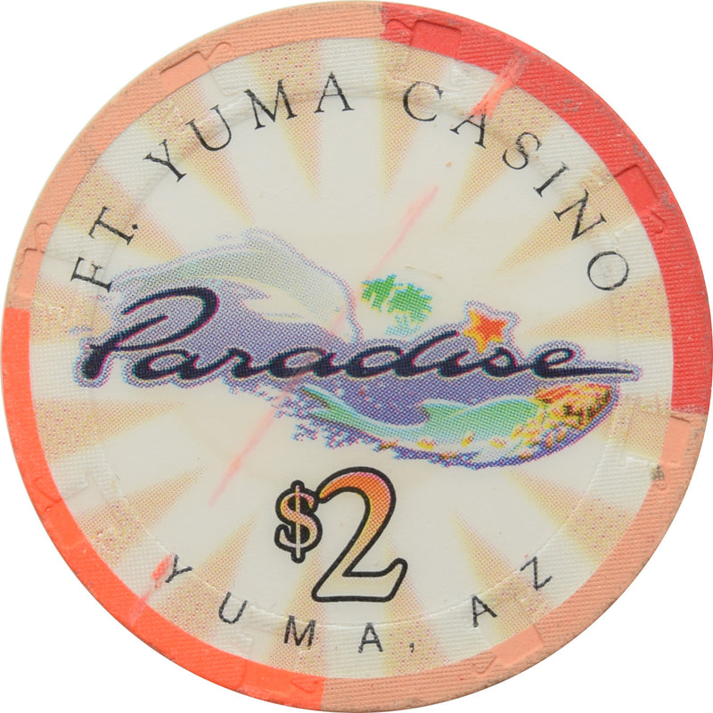 Paradise Casino Yuma AZ $2 Chip