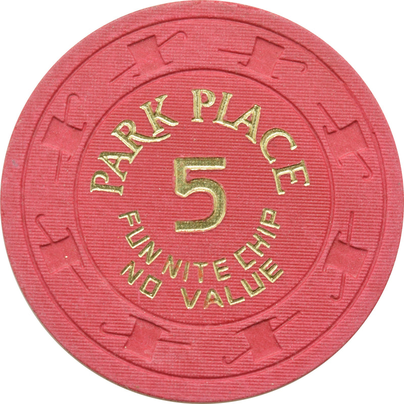 Bally's Park Place Casino Atlantic City New Jersey $5 NCV Chip