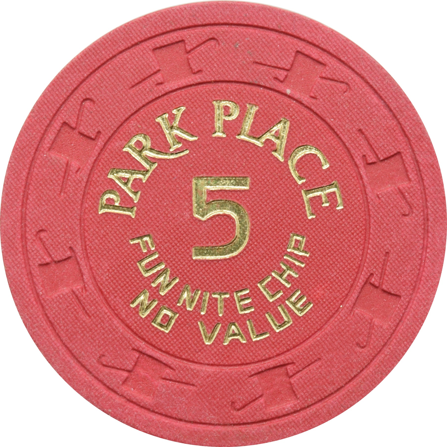 Bally's Park Place Casino Atlantic City New Jersey $5 NCV Chip