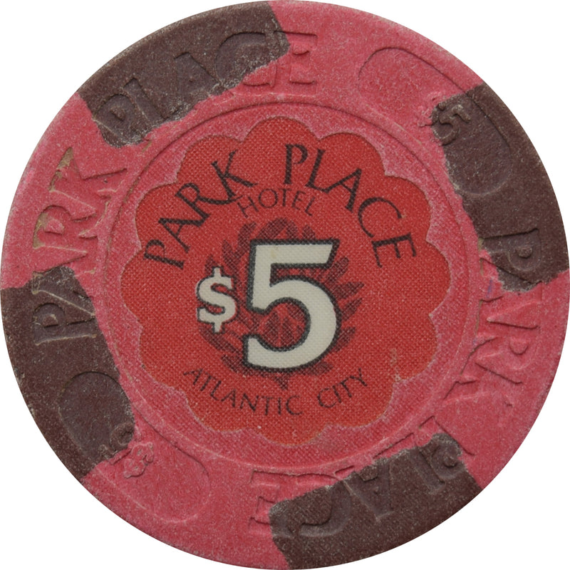 Bally's Park Place Casino Atlantic City New Jersey $5 Chip