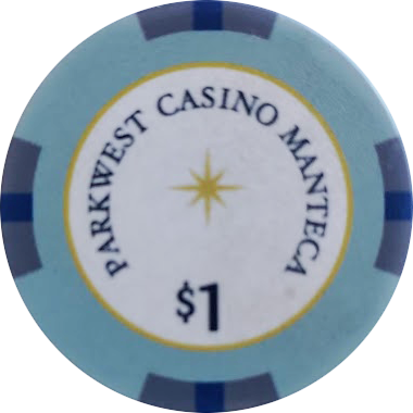 Parkwest Casino Manteca California $1 Chip