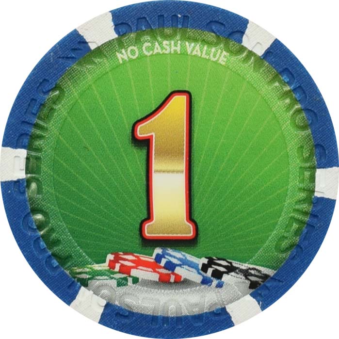 Paulson Pro Series Royal Flush $1 Chip 41mm