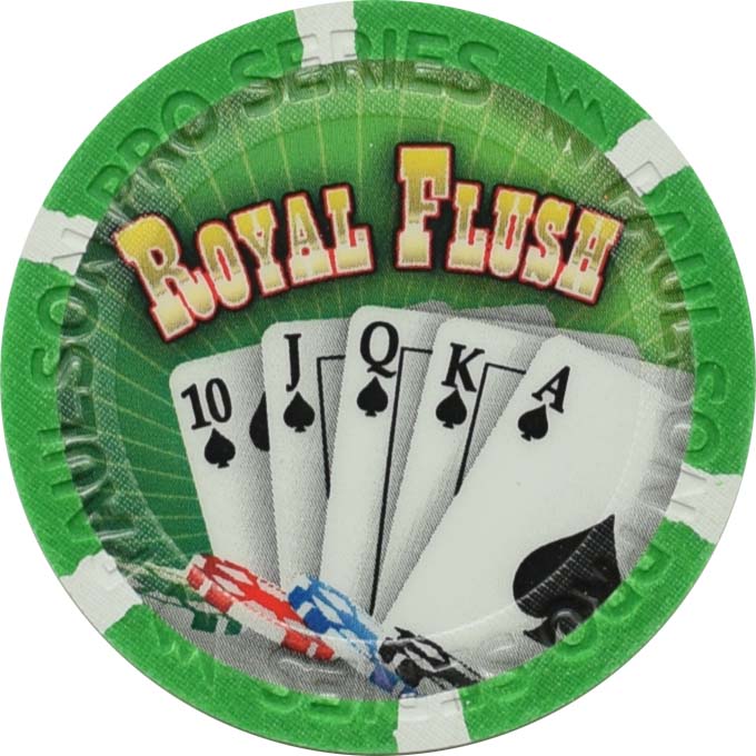 Paulson Pro Series Royal Flush $25 Chip 41mm