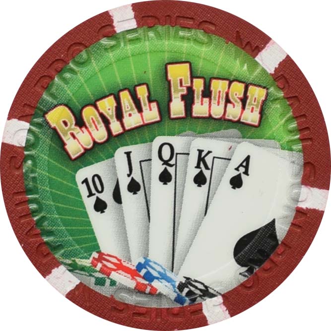 Paulson Pro Series Royal Flush $5 Chip 41mm