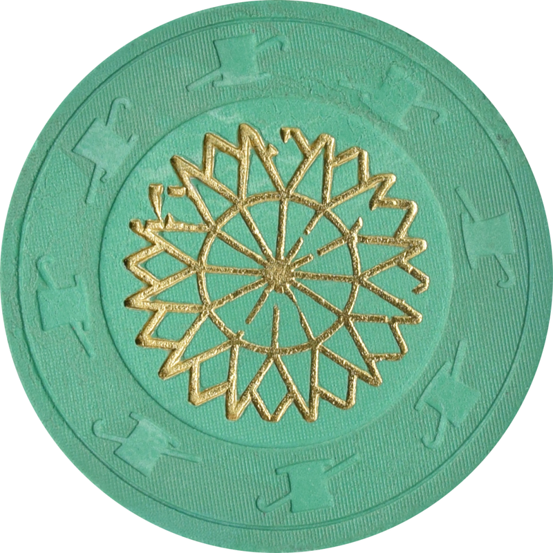 Paulson Mint Green Color Starburst Chip