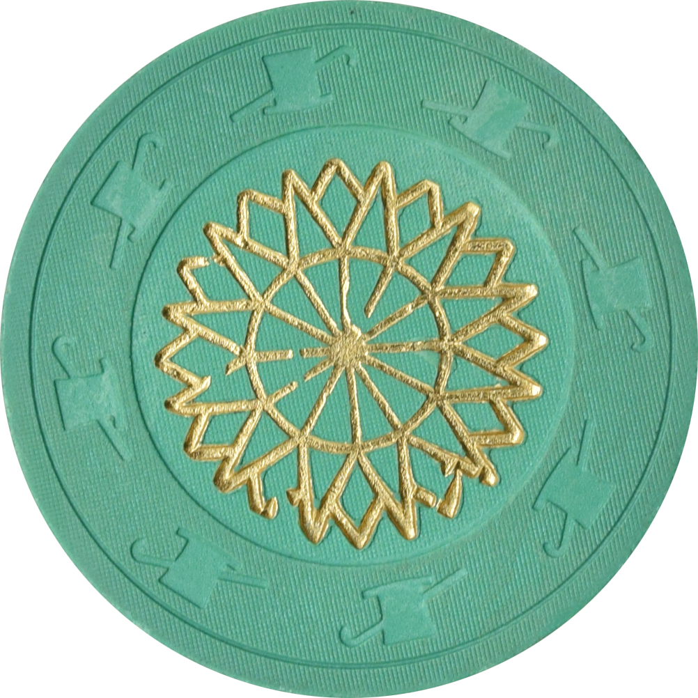 Paulson Mint Green Color Starburst Chip