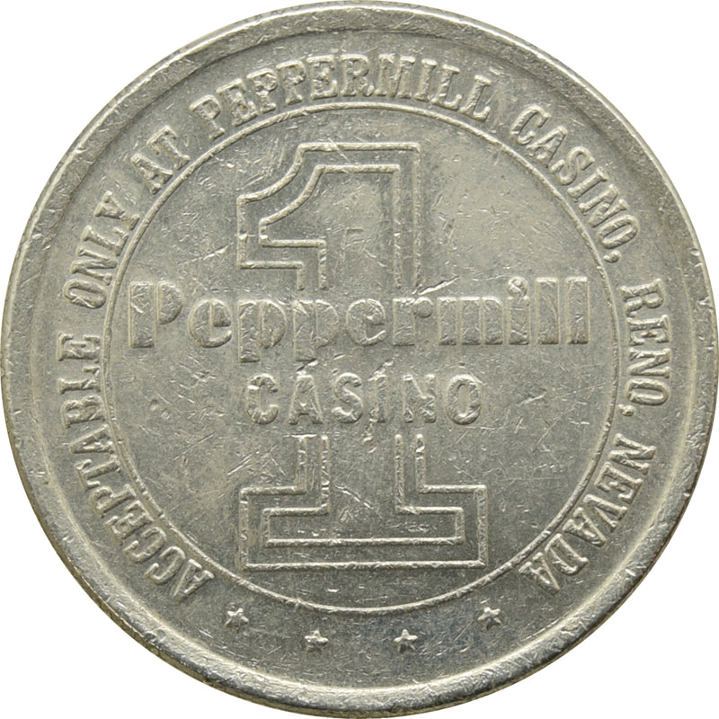 Peppermill Casino Reno NV $1 Token 1980