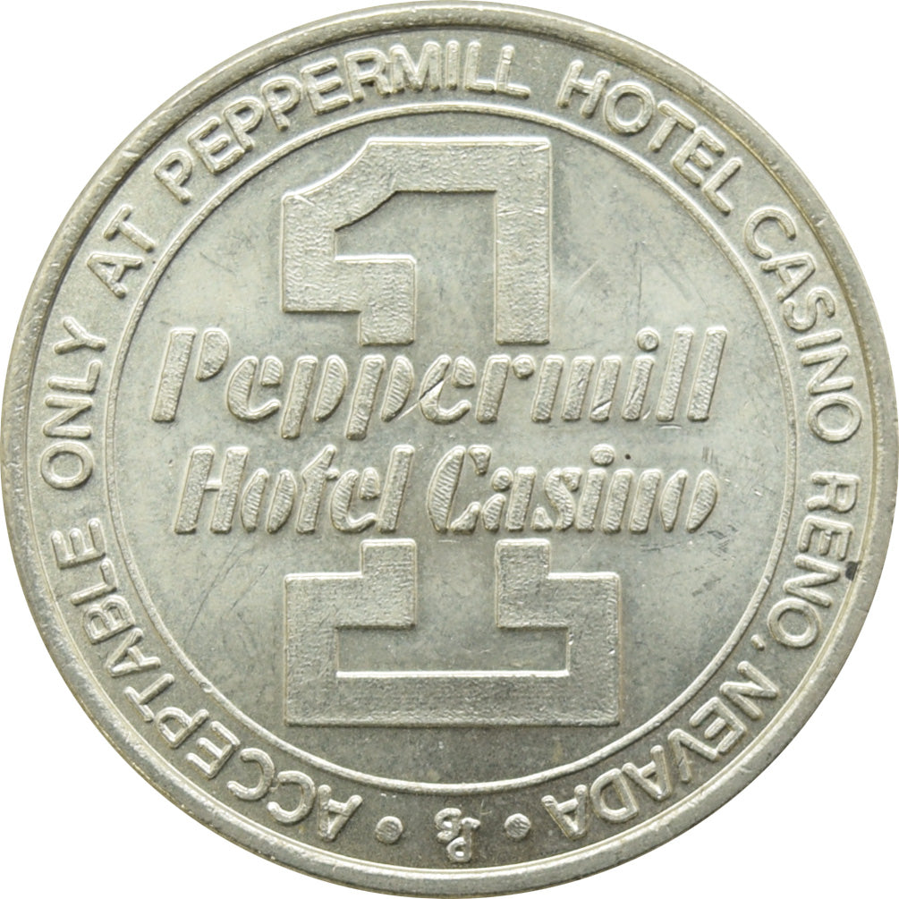 Peppermill Casino Reno NV $1 Token 1991