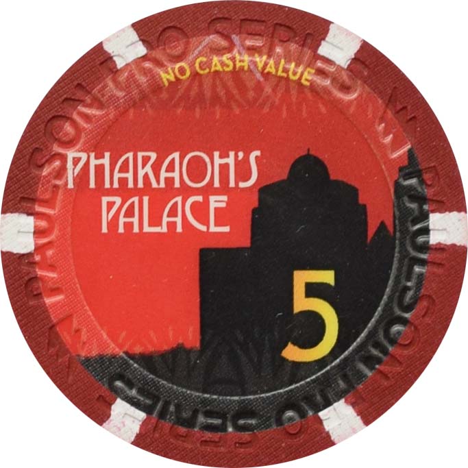 Paulson Pro Series Pharaoh's Palace $5 Chip 41mm