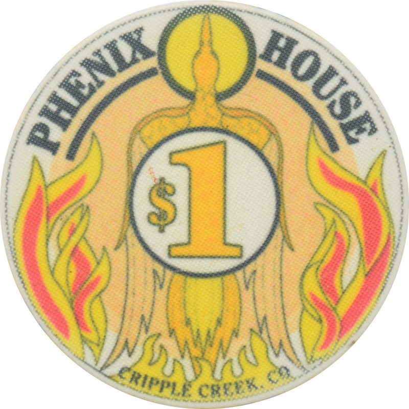 Phenix House Casino Cripple Creek Colorado $1 Chip