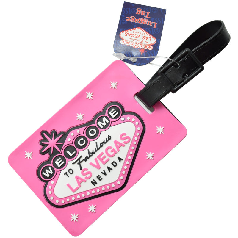 Las Vegas Sign Luggage Tag Various Colors