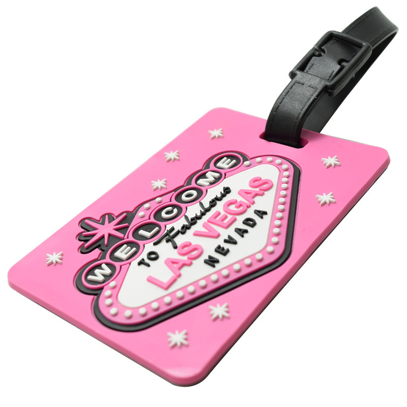 Las Vegas Sign Luggage Tag Various Colors