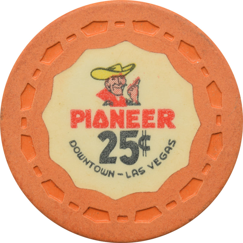 Pioneer Club Casino Las Vegas Nevada 25 Cent Chip 1964