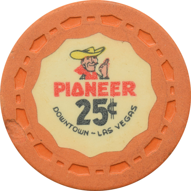 Pioneer Club Casino Las Vegas Nevada 25 Cent Chip 1964