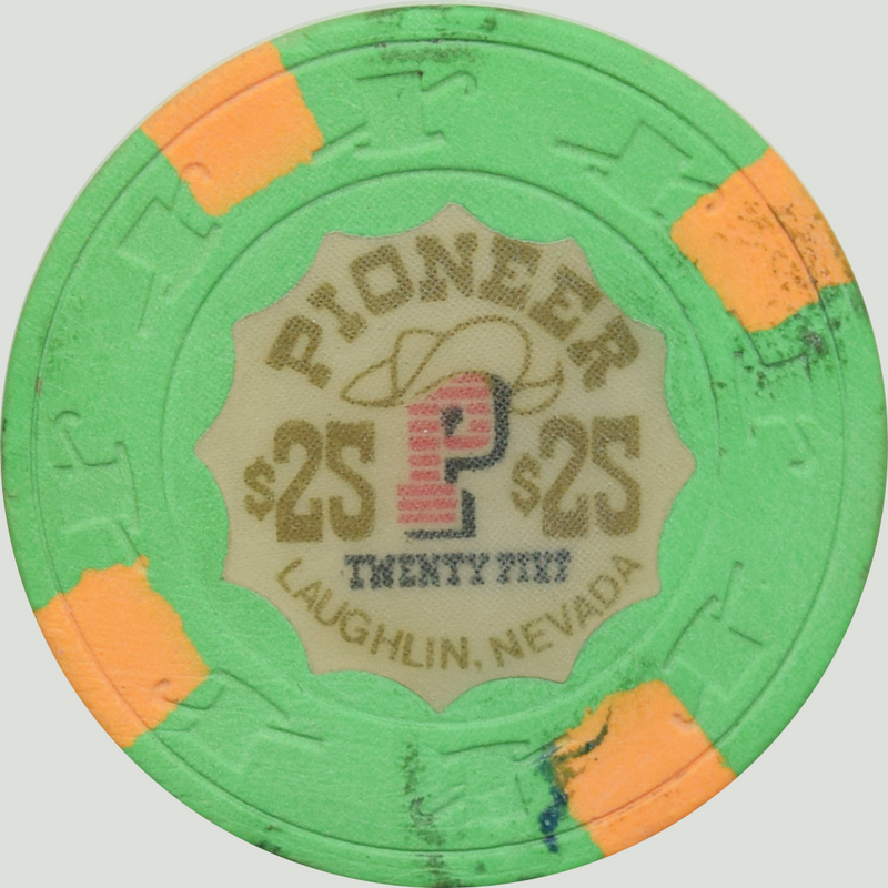 Pioneer Gambling Hall Casino Laughlin Nevada $25 Chip 1983