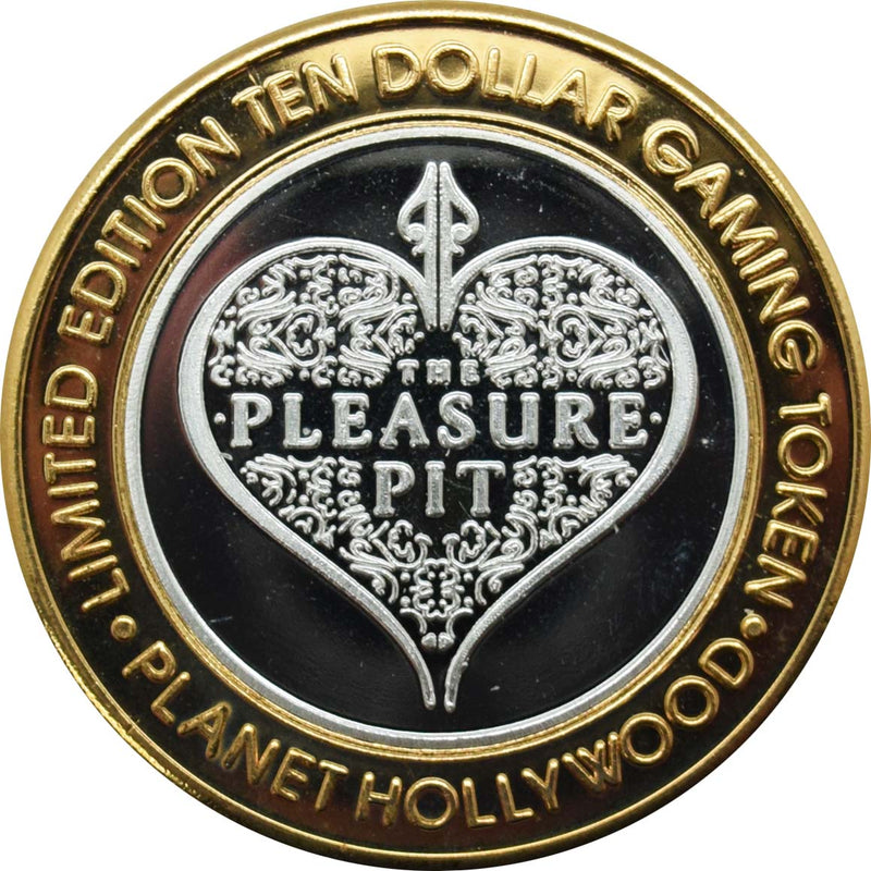Planet Hollywood Casino Las Vegas Nevada "The Pleasure Pit" $10 Silver Strike 2009