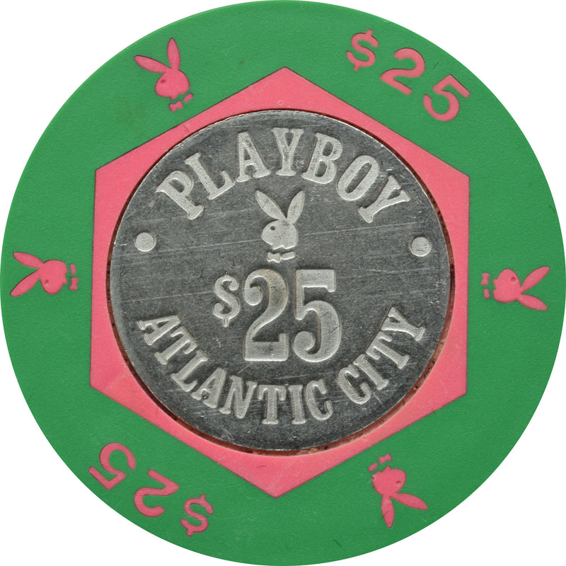 Playboy Casino Atlantic City NJ $25 (Darker Pink) Chip