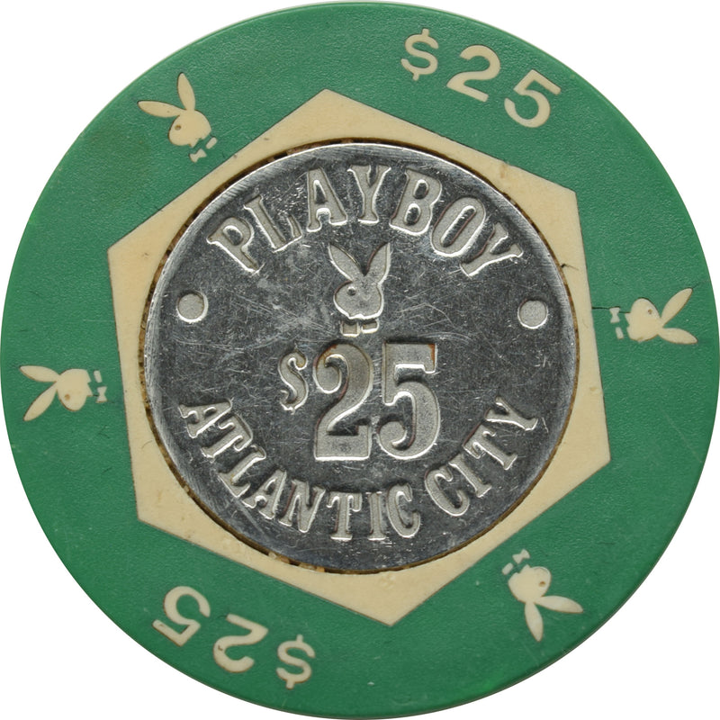 Playboy Casino Atlantic City NJ $25 Tan Chip